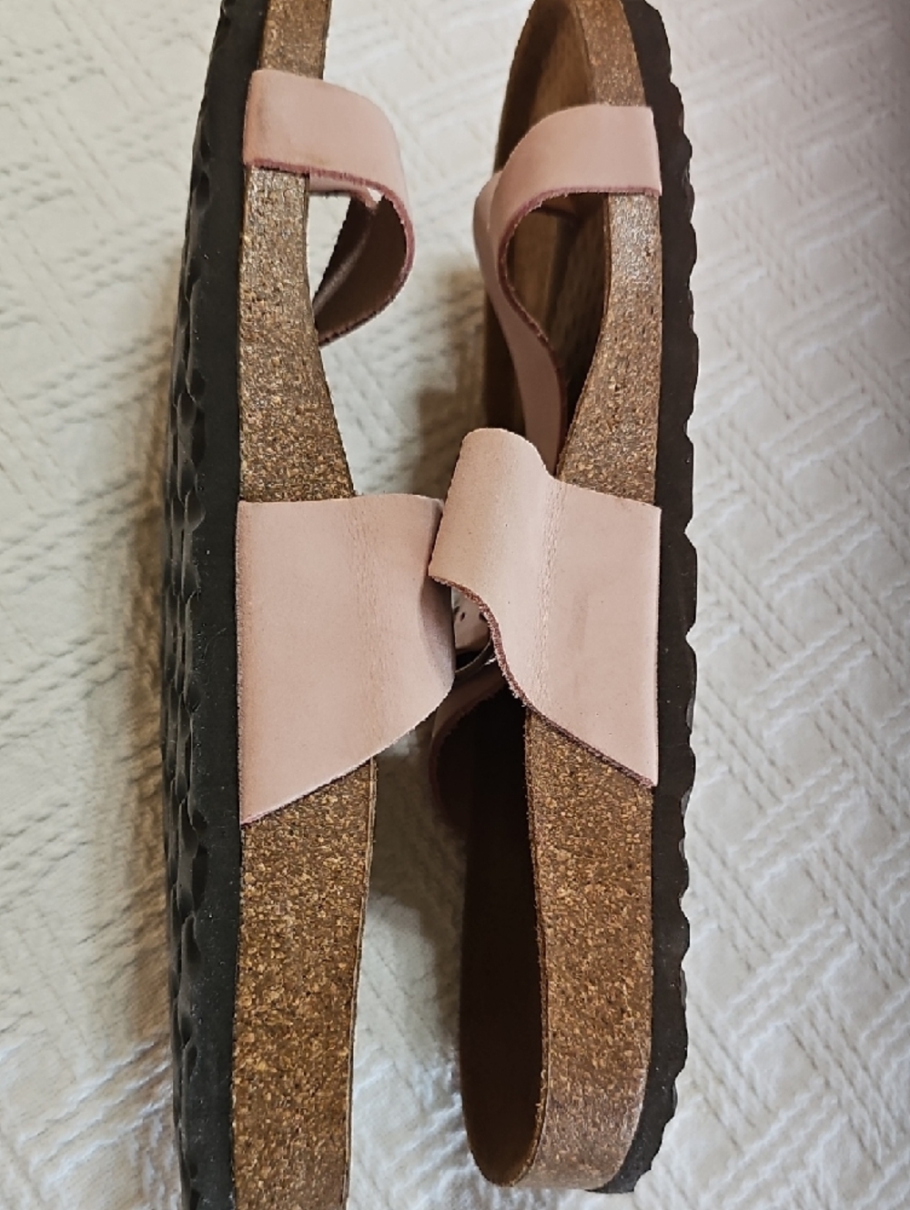 Biostep Women's Pale Pink Buckle Slide Sandals - Picture 4 of 7